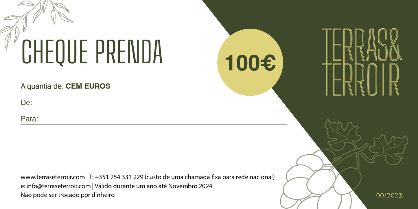 Cheque Prenda 100€